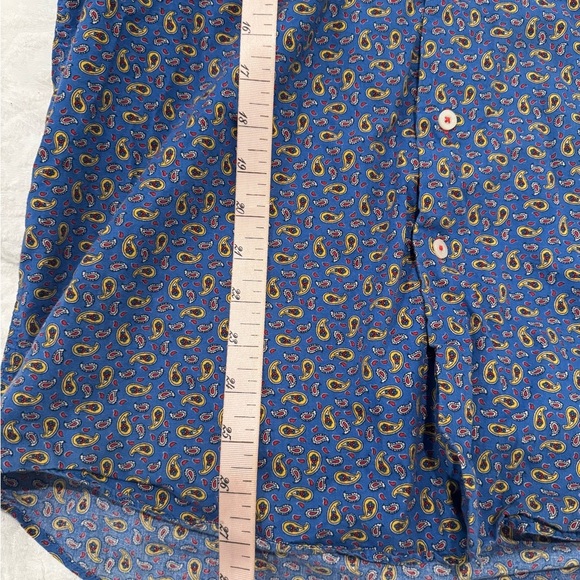 Alan Flusser Shirt Mens medium Paisley All Over Print Button Up Long Sleeve - Picture 8 of 8